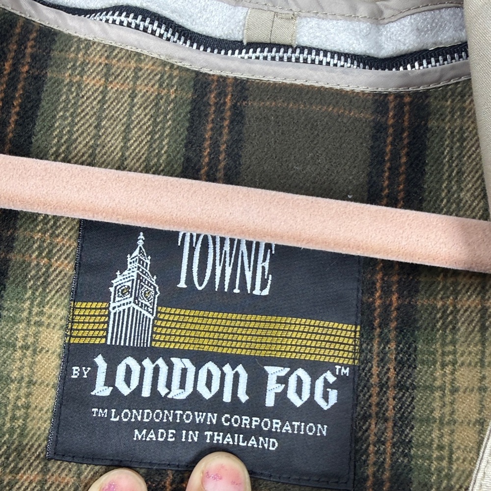 London Fog Beige Trench Coat - Picture 11 of 15
